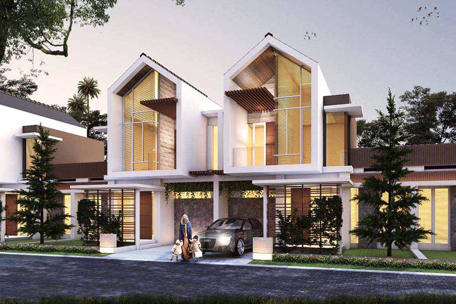 vila batu malang villa bukit pinus batu minimalis